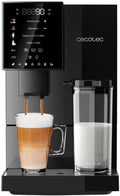 Cecotec Cremmaet Compactccino - Machine expresso superautomatique 1350 W noire - Réservoir 400 ml pression 19 bar - Thermoblock broyeur intégré Plug and Play et nettoyage automatique