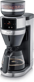 SEVERIN FILKA KA 9694 Cafetière filtre automatique avec broyeur - Verseuse en verre et réservoir amovible 2 litres - Intensité réglable