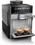SIEMENS TE655203RW EQ6 Plus S500 Machine à café espresso automatique - Cafetière grains avec finition noir inox
