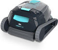 Dolphin Liberty 300 - Robot piscine électrique sans fil pour bassin jusqu'à 10 m - Noir et bleu 43,7 x 40,1 x 26,9 cm - Nettoyage des parois et batterie rechargeable