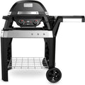 Weber Pulse 2000 - Barbecue électrique avec chariot surface 49 x 39 cm - Noir 112 x 65 x 107 cm - Régulation numérique et technologie iGrill
