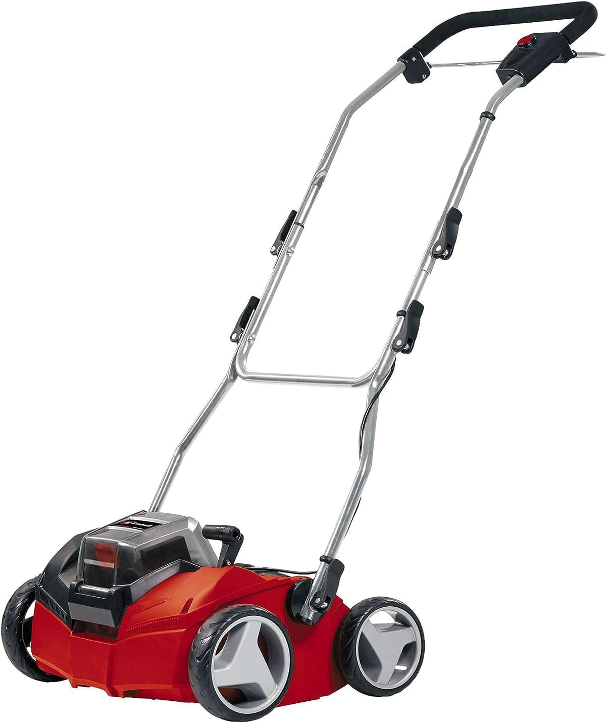 Einhell GE SC 35 Li Solo - Scarificateur sans fil Power X Change 36 V - Rouge largeur de travail 46 cm pour surface conseillée 400 m2 - Moteur Brushless sans batterie chargeur