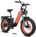 Kommoda3.0 Vélo électrique aluminium 20 pouces - Ebike adulte et jeunesse moteur 250W batterie 48V 20Ah - Suspension air freins disque doubles Shimano 7 vitesses