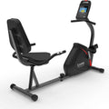 CARE FITNESS Cardio Master - Vélo d'appartement connecté résistance magnétique - Noir 128 x 55 x 98 cm charge maximale 110 kg - 21 programmes et pédales sanglées