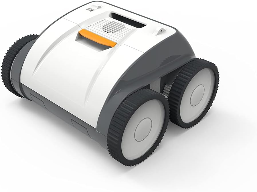 Bestway Ruby Robot piscine autonome - Nettoyeur fond et parois - Aspirateur piscine rechargeable avec contrôle application pour bassin jusqu'à 8 x 4 mètres
