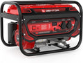 GENTOR - Groupe électrogène essence 4 temps 2200 W - Tension 230 V moteur 7 PS poids 38 kg - 2 prises 230 V sortie 12 V voltmètre et démarrage par câble