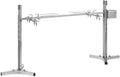 Klarstein Tourne Broche Mechoui - Rôtissoire électrique extérieure avec moteur 12 W - Argent 159 x 37,5 x 72 cm - Grande broche réglable et 3 pieds inox