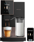 Cecotec Cremmaet Compactccino Connected Black Rose - Machine expresso superautomatique 19 bar - Réservoir eau 1,1 L lait 400 ml - WiFi écran TFT moulin intégré et nettoyage automatique