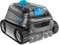 Zodiac CNX 25 - Robot piscine électrique fond parois et ligne d'eau - Gris 43 x 40 x 30 cm pour bassin jusqu'à 10 x 5 m - Aspiration cyclonique et double filtration