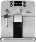GAGGIA Brera RI9305/01 Machine à café automatique espresso - Moulin intégré et mousseur à lait - Cafetière aluminium argent