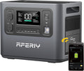 AFERIY Générateur électrique portable 2400W - Station électrique batterie 2048Wh - Générateur solaire charge rapide UPS camping maison bureau