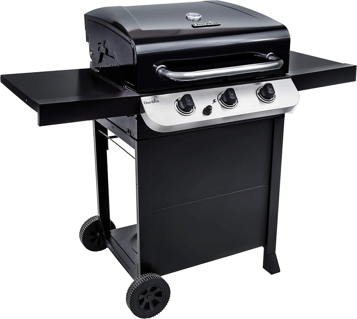 Char-Broil Convective Series 310B Barbecue à gaz 3 brûleurs - Barbecue extérieur noir avec brûleurs acier inoxydable