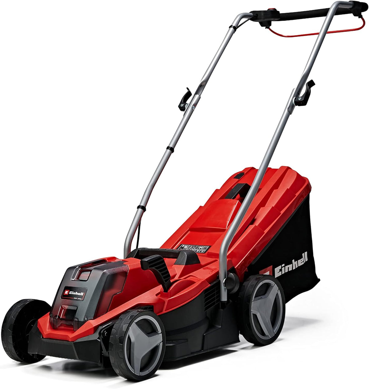 Einhell GE-CM 18-33 Li Kit Tondeuse à gazon sans fil 18V - Largeur de coupe 33cm avec batterie 4Ah chargeur et coupe bordures