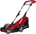 Einhell GE CM 36 34 1 Li Solo - Tondeuse sans fil 36 V largeur 33,5 cm - Noir et rouge pour pelouse jusqu'à 200 m2 - Bac 30 L hauteur 25 à 65 mm sans batterie