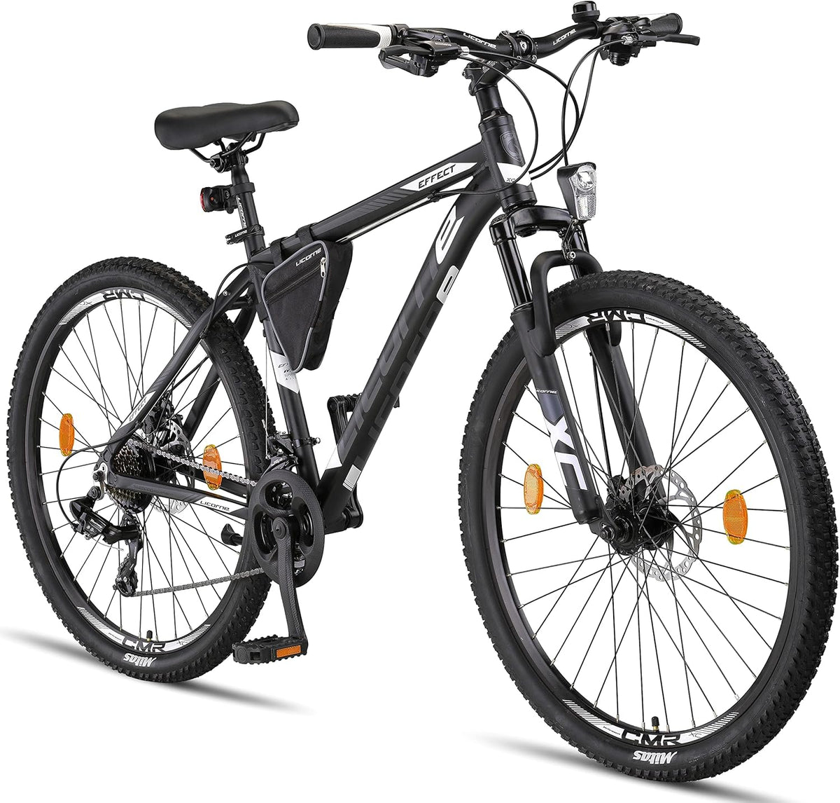 Licorne Bike Effect Premium VTT 27,5 pouces - Vélo montagne garçon et fille cadre acier 21 vitesses frein disque aluminium