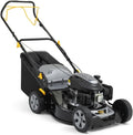 Alpina AL5 46 SA - Tondeuse à gazon thermique tractée - Noire largeur de coupe 46 cm pour surface jusqu'à 1200 m2 - Bac 60 L poids 27 kg et traction aux roues
