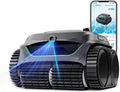WYBOT C2 Vision AI - Robot piscine sans fil avec caméra intelligente - Gris vert 36 x 36 x 24 cm pour bassin jusqu'à 180 m2 - Double filtration et 6 parcours de nettoyage