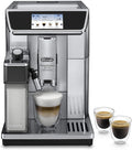 De Longhi PrimaDonna Elite Experience ECAM650.85.MS - Machine expresso automatique argentée - Acier inoxydable avec broyeur intégré - Mousseur à lait application café chaud et glacé