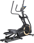 Skandika Carbon P25 Vélo elliptique pliable - Elliptique magnétique 32 niveaux résistance Bluetooth Kinomap - Masse inertie 25 kg charge maximale 150 kg