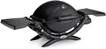 Weber Q1200 Barbecue à gaz portable noir - Grill compact pour cuisine extérieure - Barbecue gaz facile à monter avec finition polie