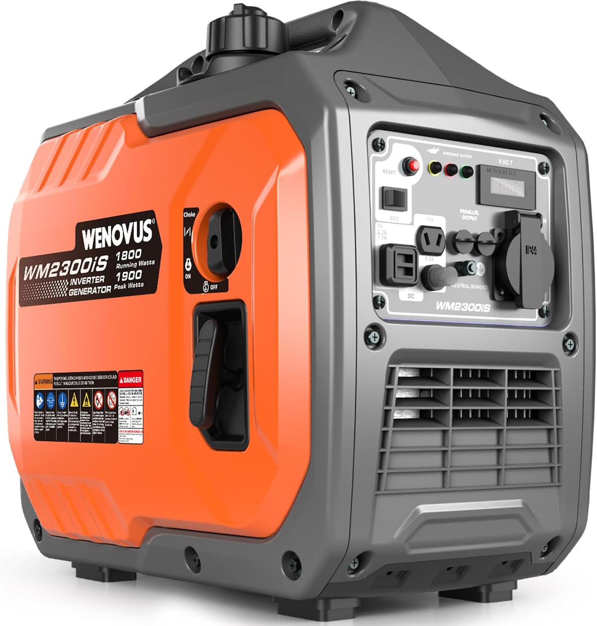 Groupe électrogène inverter essence portable 1900W - Générateur électrique silencieux 1800W 230V avec USB - Alimentation secours maison jardin camping