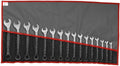 Facom 440.JE16T Jeu de clés métriques 16 pièces - Clés combinées avec finition polie - Trousse de rangement
