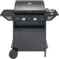 Campingaz Xpert 200 LS Plus Rocky - Barbecue à gaz pierre de lave 2 brûleurs - Gris 92,5 x 50 x 99 cm - Brûleur latéral et thermomètre