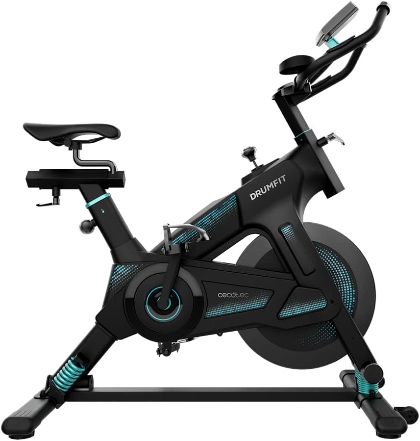 Cecotec - Appareil de fitness magnétique pour intérieur - Noir acier carbone 114,5 x 48,5 x 121,5 cm - Résistance réglable et alimentation électrique