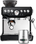 Sage The Barista Express Machine espresso avec moulin intégré - Mousseur à lait manuel et contrôle température - Finition truffe noire