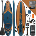 ALLPICK Planche Stand Up Paddle Gonflable SUP 320 cm - Kit paddle PVC avec pagaie réglable support caméra universel - Planche adulte débutants et confirmés charge 200 kg
