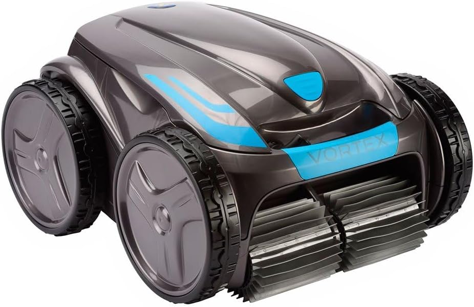 Zodiac Vortex 4WD OV 5300 SW Robot piscine - Nettoyeur fond parois ligne d'eau avec technologie cyclonique - 4 roues motrices câble 18 mètres chariot inclus