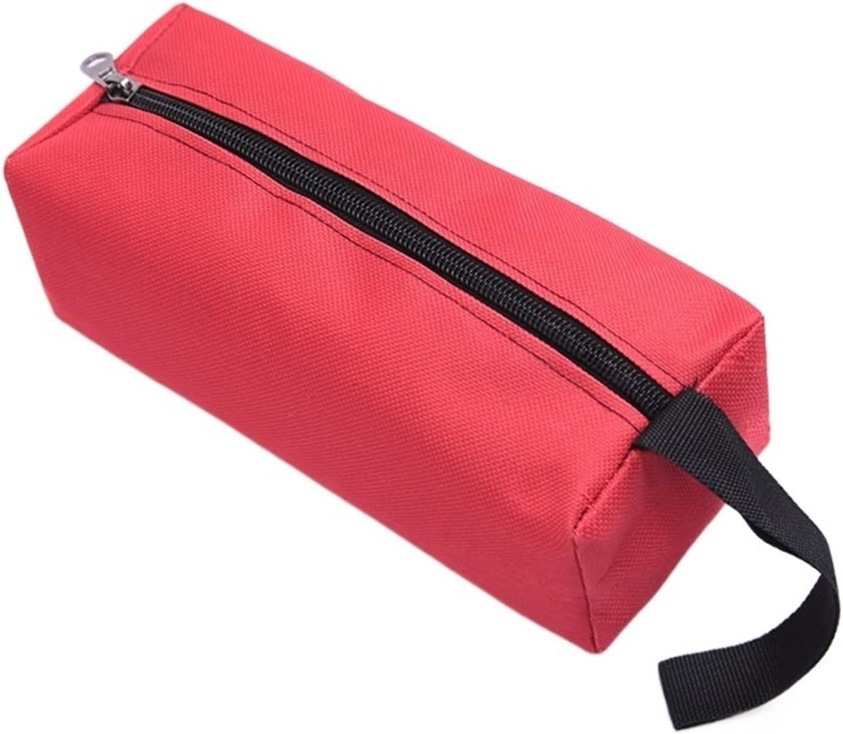QWAXTRIW Sac à outils portable rouge - Trousse de rangement pour réparation et installation
