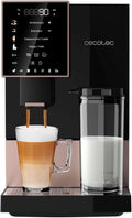 Cecotec Cremmaet Compactccino Black Rose Machine à café grains automatique - Espresso 19 bar Thermoblock - Moulin intégré et réservoir lait 400 ml