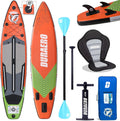 Planche Stand Up Paddle Gonflable Premium SUP - Kit paddle PVC avec siège kayak et support caméra - Modèle 330 x 76 x 15 cm charge 150 kg