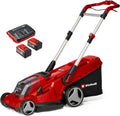 Einhell Professional RASARRO 36 42 - Tondeuse sans fil 36 V largeur 42 cm - Noir et rouge moteur sans charbon bac 50 L - 2 batteries 5,2 Ah et chargeur double inclus