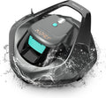 AIPER Seagull SE FR - Robot piscine sans fil double moteur - Gris 34 x 34 x 18 cm pour piscine jusqu'à 80 m2 - Autonomie 90 minutes et commande tactile