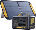 VTOMAN Jump 2200 Station électrique portable 2200W 1548Wh - Générateur solaire batterie LiFePO4 avec panneau solaire 110W - Alimentation camping voyage et extérieur