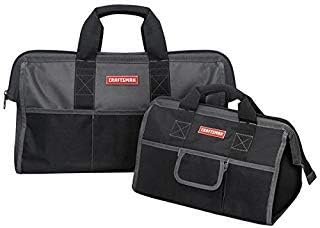 Craftsman - Trousse à outils 16 et 50,8 cm - Métal et plastique gris - Rangement non étanche pour transport et organisation des outils