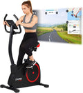 CARE FITNESS CV-385-24 Vélo d'appartement magnétique - 24 niveaux difficulté 24 programmes avec écran LCD rétroéclairé - Cardiofréquencemètres et application Kinomap