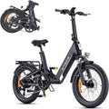 ENGWE Vélo électrique adulte - E Bike noir pneus 20 x 3 pouces suspension intégrale - Batterie 48 V 13,5 Ah autonomie jusqu'à 135 km - 7 vitesses application et freins hydrauliques