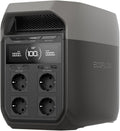 EcoFlow DELTA 3 Station électrique portable 1024Wh - Générateur solaire batterie LFP 1800W - Charge rapide 70 pour cent en 30 min - Station reconditionnée pour maison camping urgence