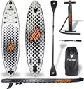 Fuxtec FX-SUP320eco.155 Planche Stand Up Paddle Gonflable SUP 320 x 81 x 15 cm - Kit tourisme avec 3 ailerons et sac rangement - Charge maximale 150 kg