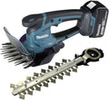 Makita DUM604RFX - Cisaille à gazon sans fil 18 V - Noir plastique et acier inoxydable largeur de coupe 16 cm - Lame 20 cm vitesse 2500 tr min pour finitions du jardin