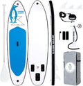 Tuxedo Sailor Planche Stand Up Paddle Gonflable SUP - Paddle board PVC bleu avec accessoires complets - Planche adulte 320 x 83 cm charge maximale 350 livres