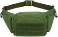 QWAXTRIW Sac à outils de taille avec étui en cuir vert - Trousse de rangement portable pour outils