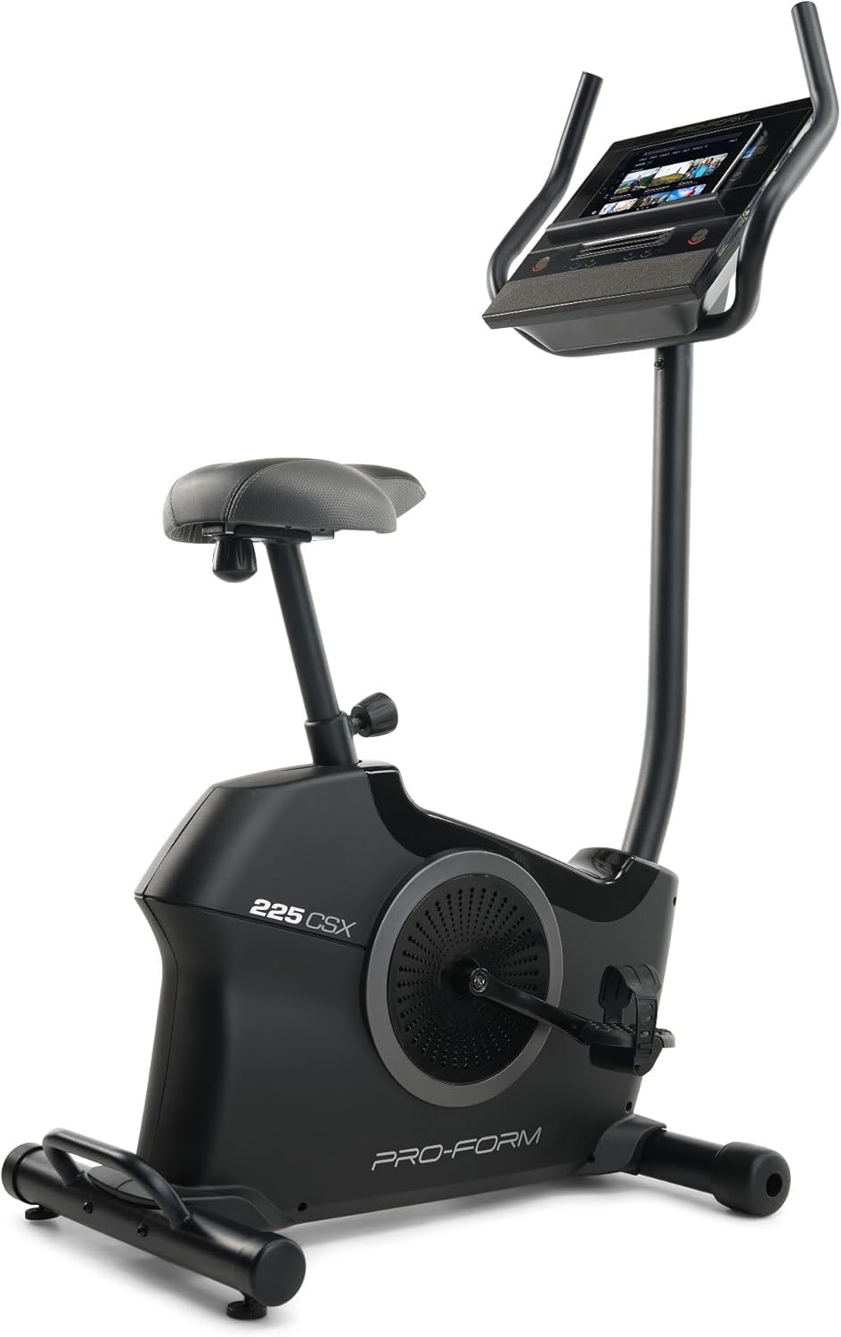 ProForm 225 CSX Vélo d'appartement magnétique - Vélo fitness intérieur noir avec écran et résistance magnétique - Charge maximale 125 kg