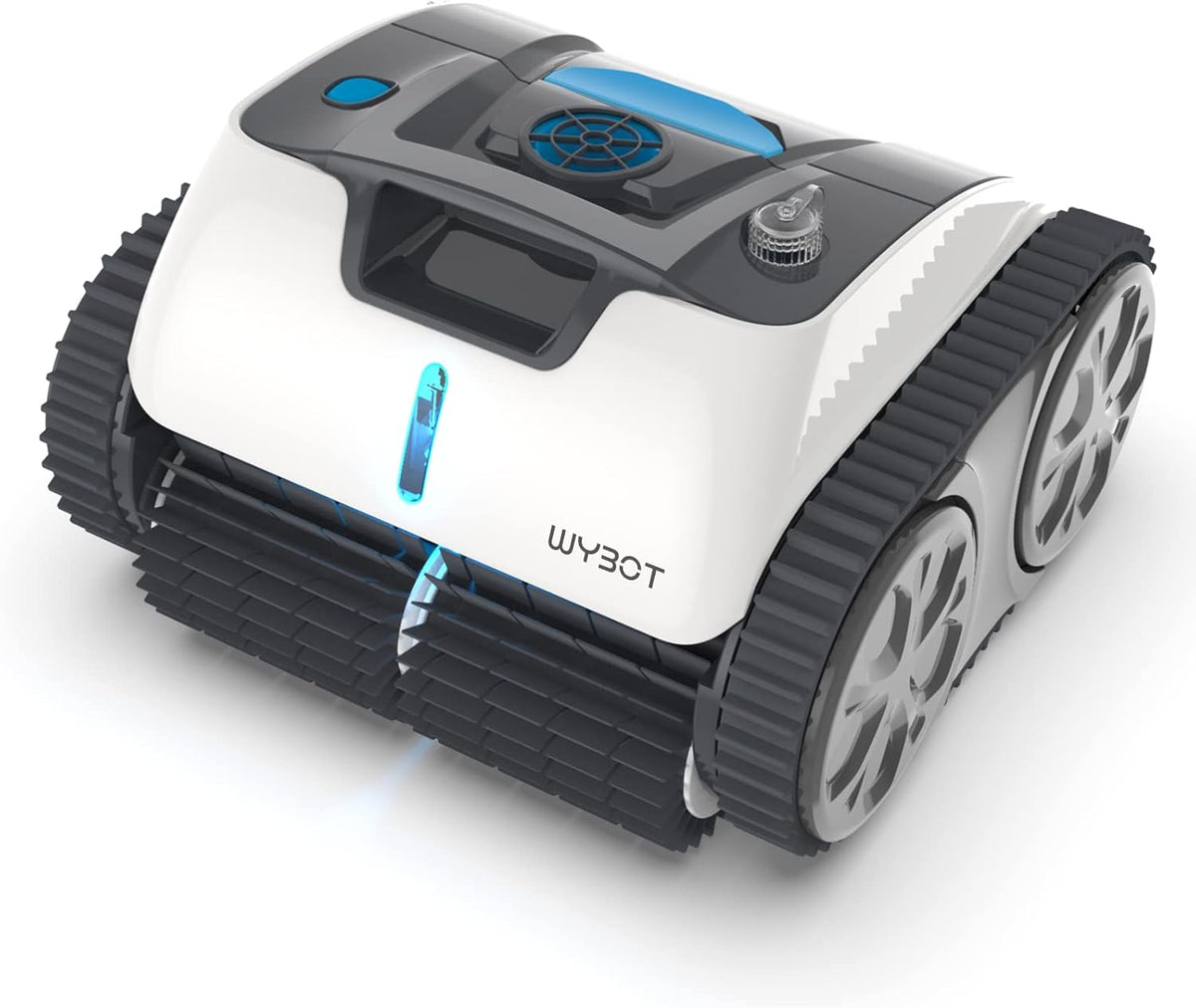 WYBOT WY100 Robot piscine sans fil - Aspirateur automatique fond murs et ligne d'eau - Planification itinéraires charge rapide piscine hors sol et enterrée 120 m²