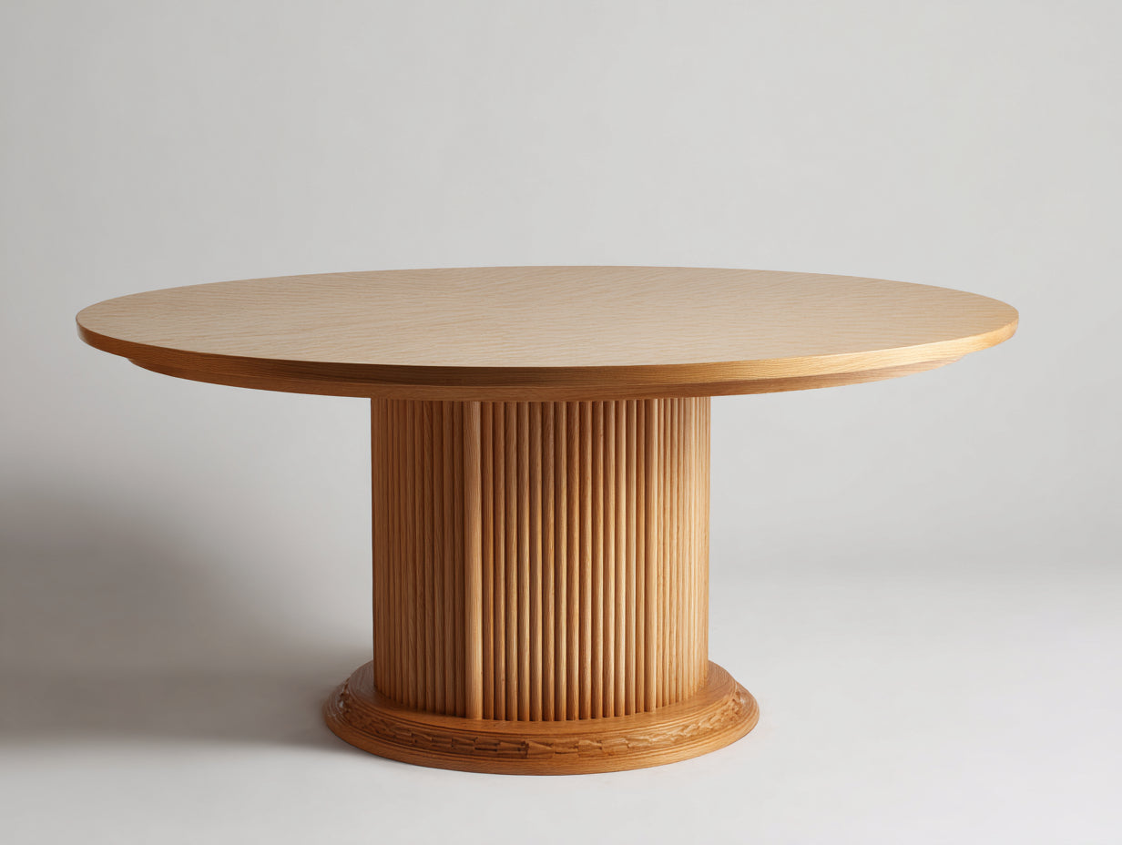 Table de jardin- bois- 150x150x75 cm- bois naturel- minimaliste contemporain